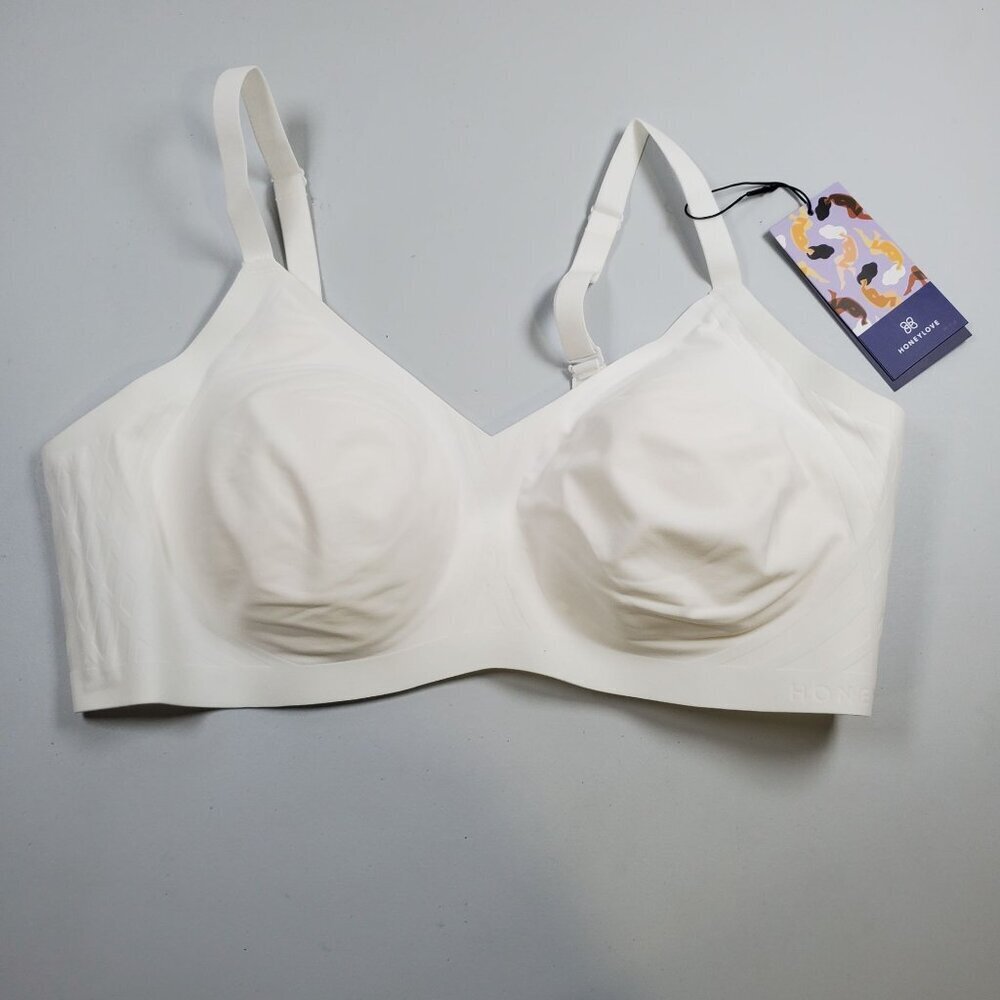 Honeylove Liftwear Silhouette Bra Women Size 1X NWT Adjustable Wireless - Picture 3 of 13